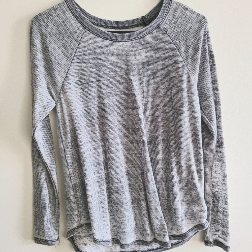 Waffle knit Tee Long Sleeve